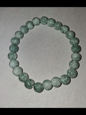 Handmade Moss Agate Bracelet